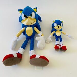 NWT Set of TWO Sonic the Hedgehog Pillow Buddies Toys Collectibles Ages 3+